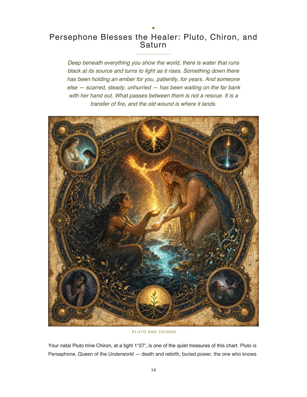 Page 15 of an example Goddess Report
